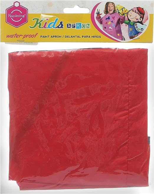 Paint Apron Wq-XL with Sleeves - Red