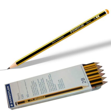 BOX 12 PENCILS NORIS 2B STAEDTLER 1202 /2B