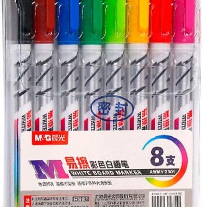 M&G Chenguang Whiteboard Marker Non-Toxic Bullet Point 8 pcs